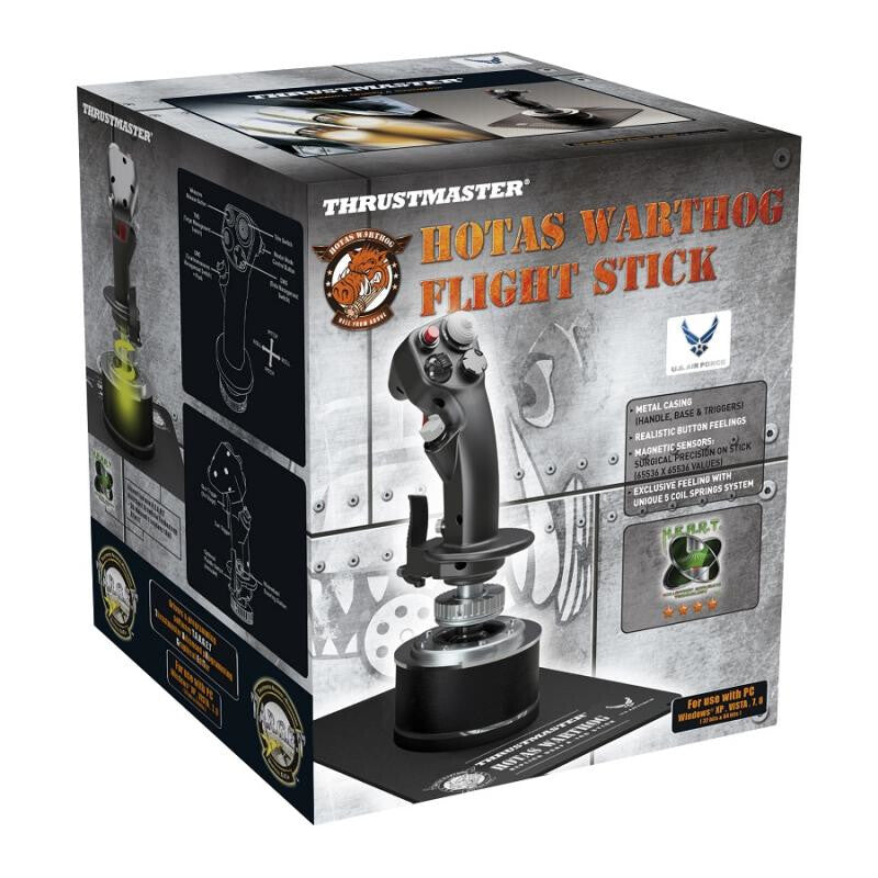 Thrustmaster HOTAS Warthog - Wired USB Flight Stick for PC