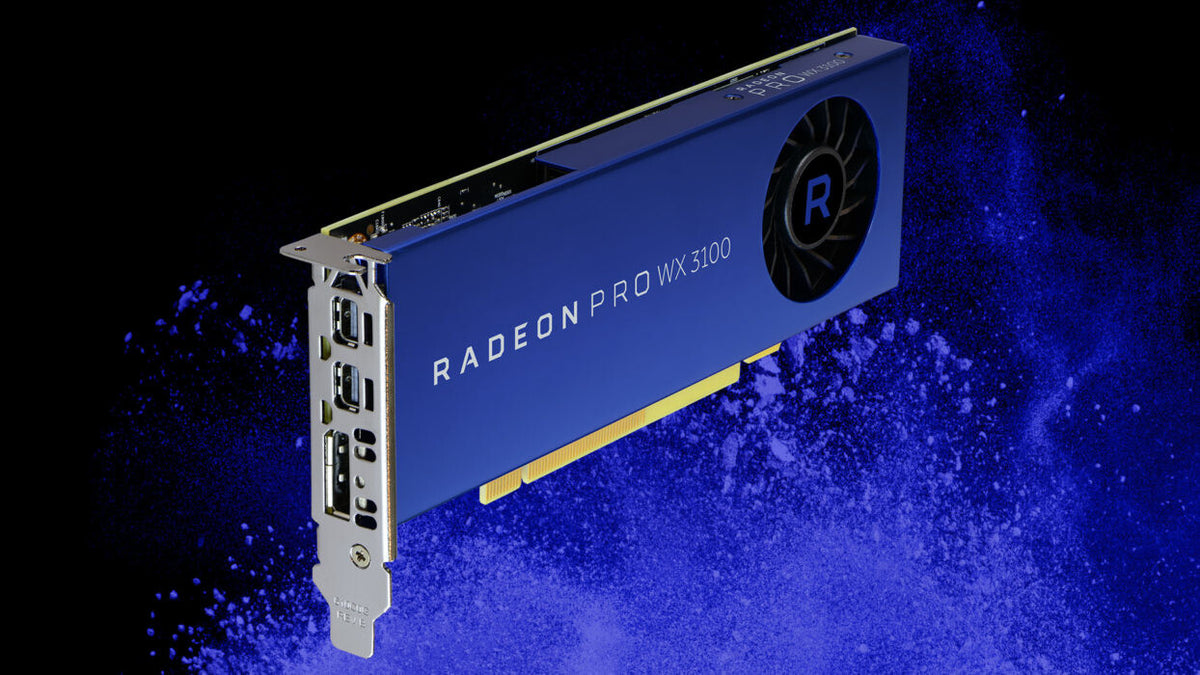 AMD 4 GB GDDR5 Radeon Pro WX 3100 graphics card