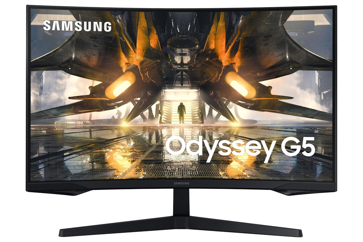 Samsung Odyssey LS32AG550E 81.3 cm (32&quot;) 2560 x 1440 pixels Quad HD LED Black Monitor