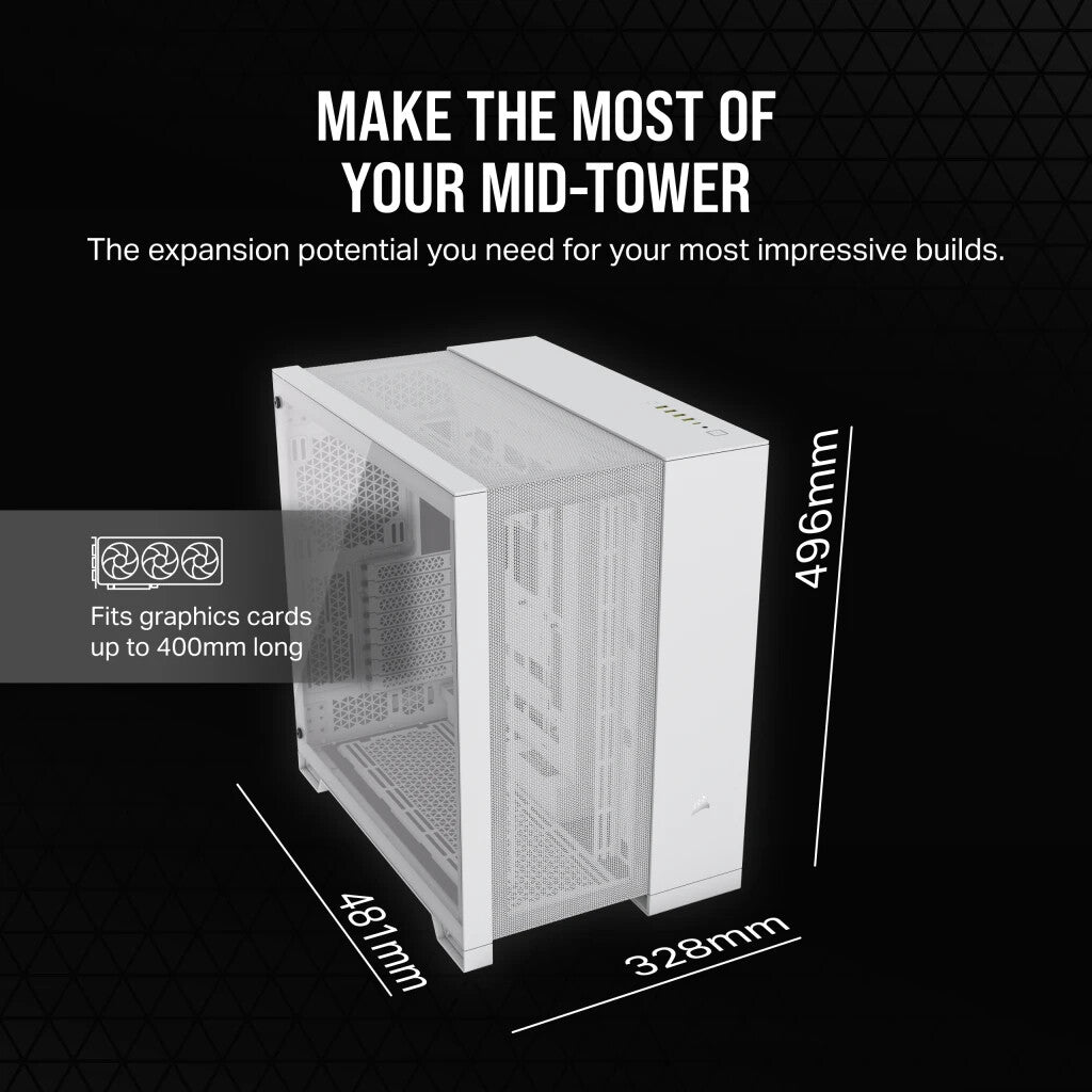 Corsair 6500D Airflow - ATX Mid Tower Case in White