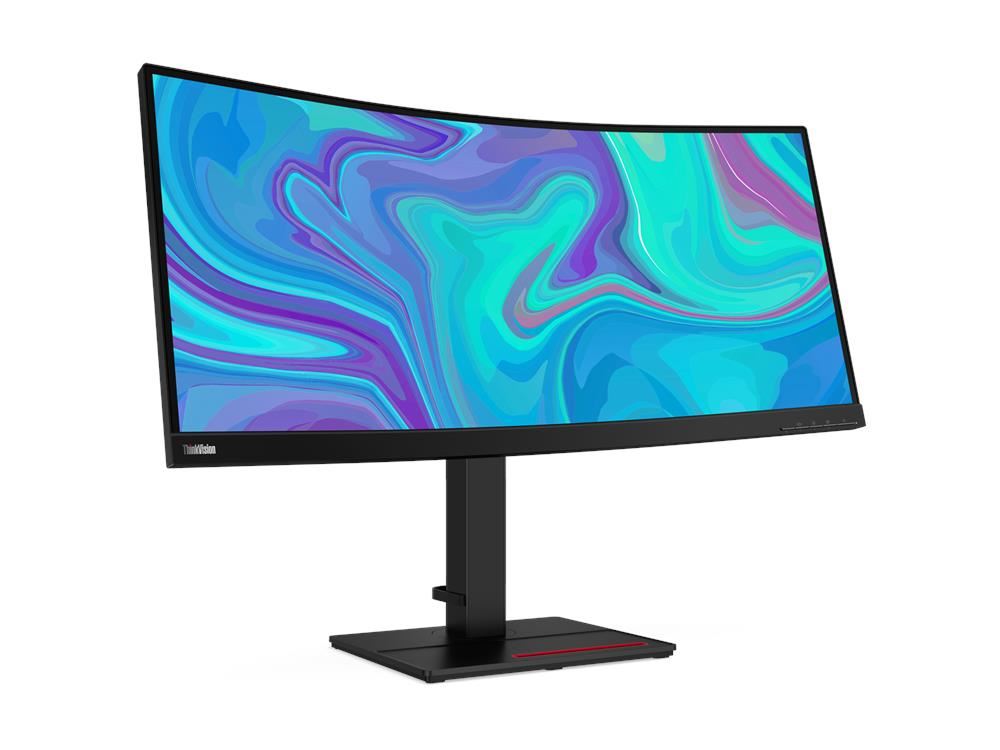 Lenovo ThinkVision T34w-20 86.4 cm (34&quot;) 3440 x 1440 pixels UltraWide Quad HD LED Black Monitor