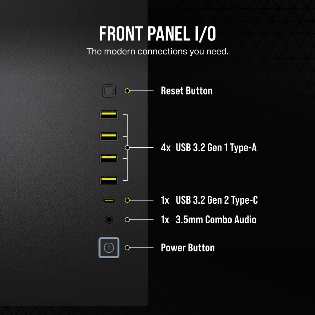 Corsair 6500D Airflow - ATX Mid Tower Case in Black