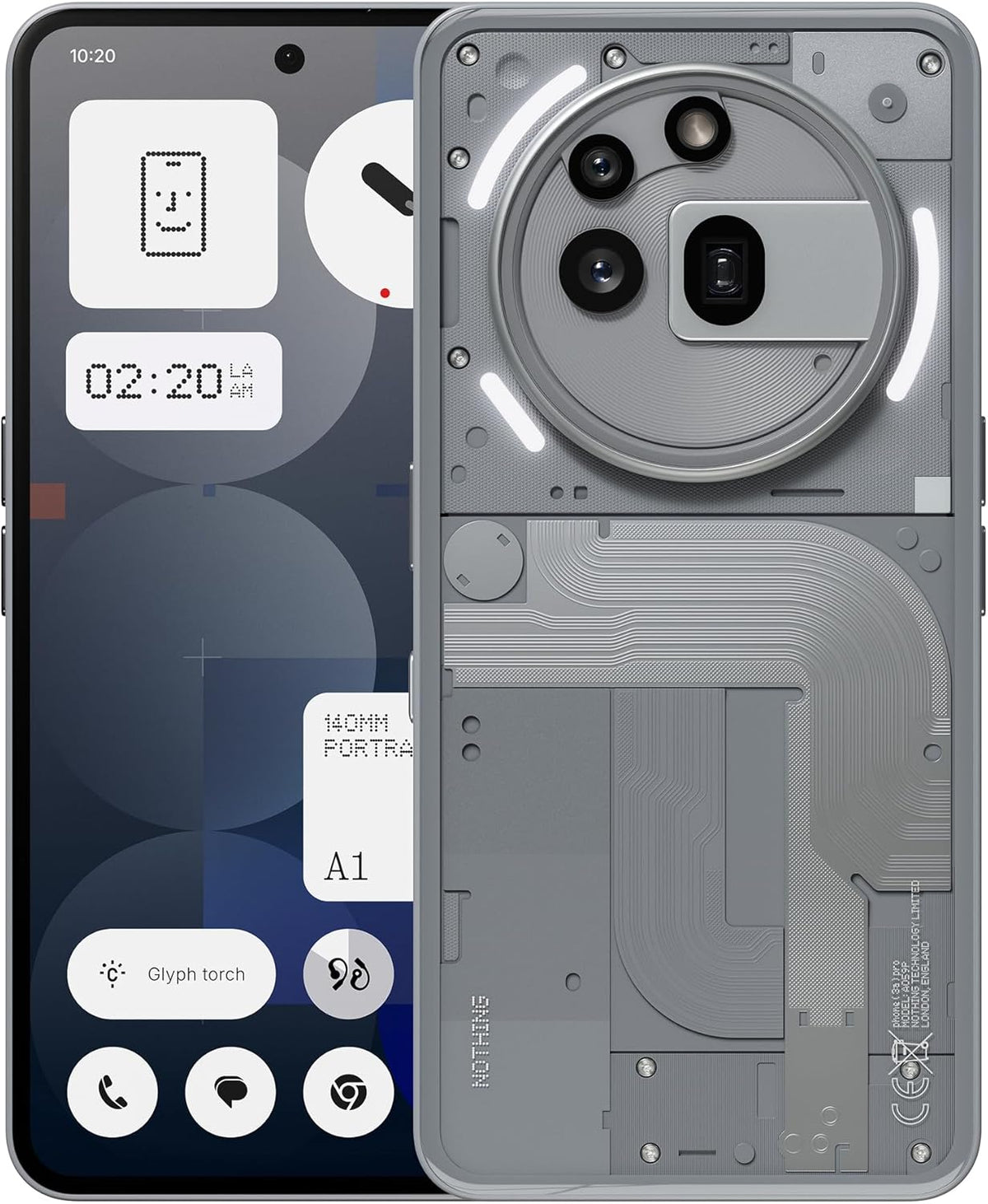 Nothing Phone (3a) Pro - 256GB + 12GB - Grey