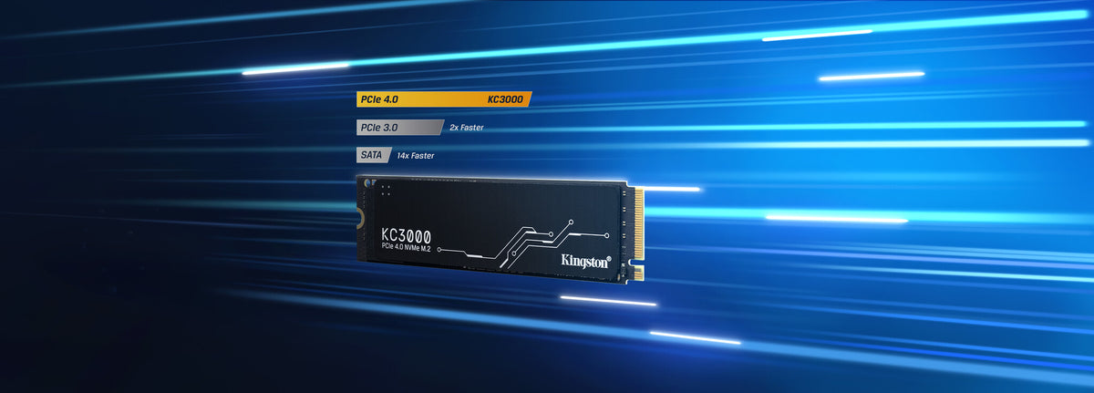 Kingston Technology KC3000 - 2280 NVMe M.2 SSD - 1.24 TB