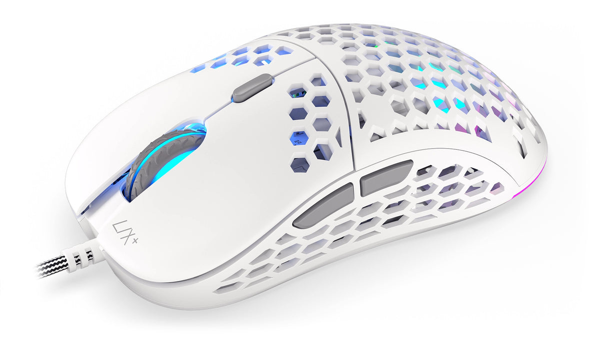 ENDORFY LIX Plus - USB Type-C Wired Optical Mouse in White - 19,000 DPI