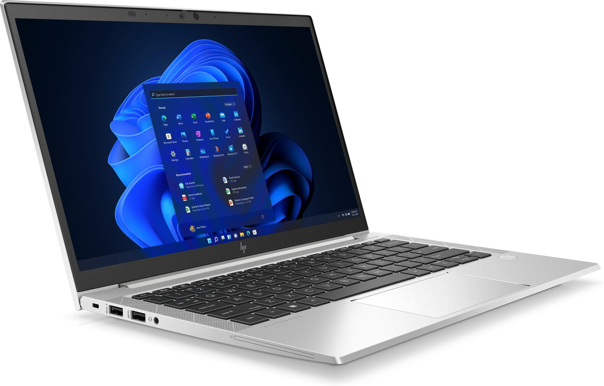 HP EliteBook 830 G8 Laptop - 33.8 cm (13.3") - Intel® Core™ i5-1145G7 - 8 GB DDR4-SDRAM - 256 GB SSD - Wi-Fi 6 - Windows 10 Pro - Silver