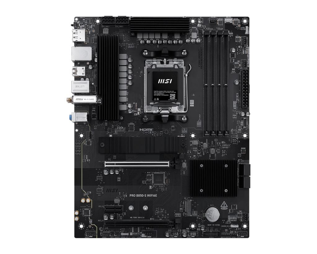 MSI PRO B850-S WIFI6E motherboard AMD B850 Socket AM5 ATX