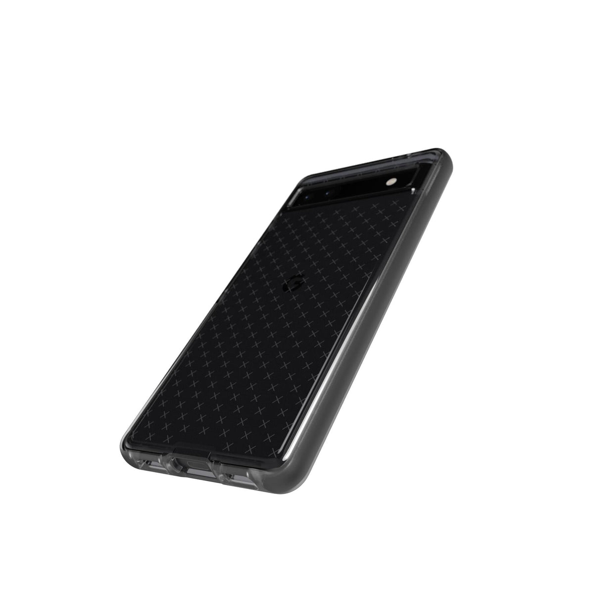 Tech21 Pure Clear for Google Pixel 6a in Smokey Black