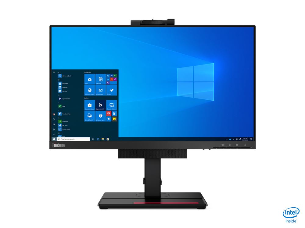 Lenovo ThinkCentre Tiny-In-One 60.5 cm (23.8&quot;) 1920 x 1080 pixels Full HD LED Black Monitor