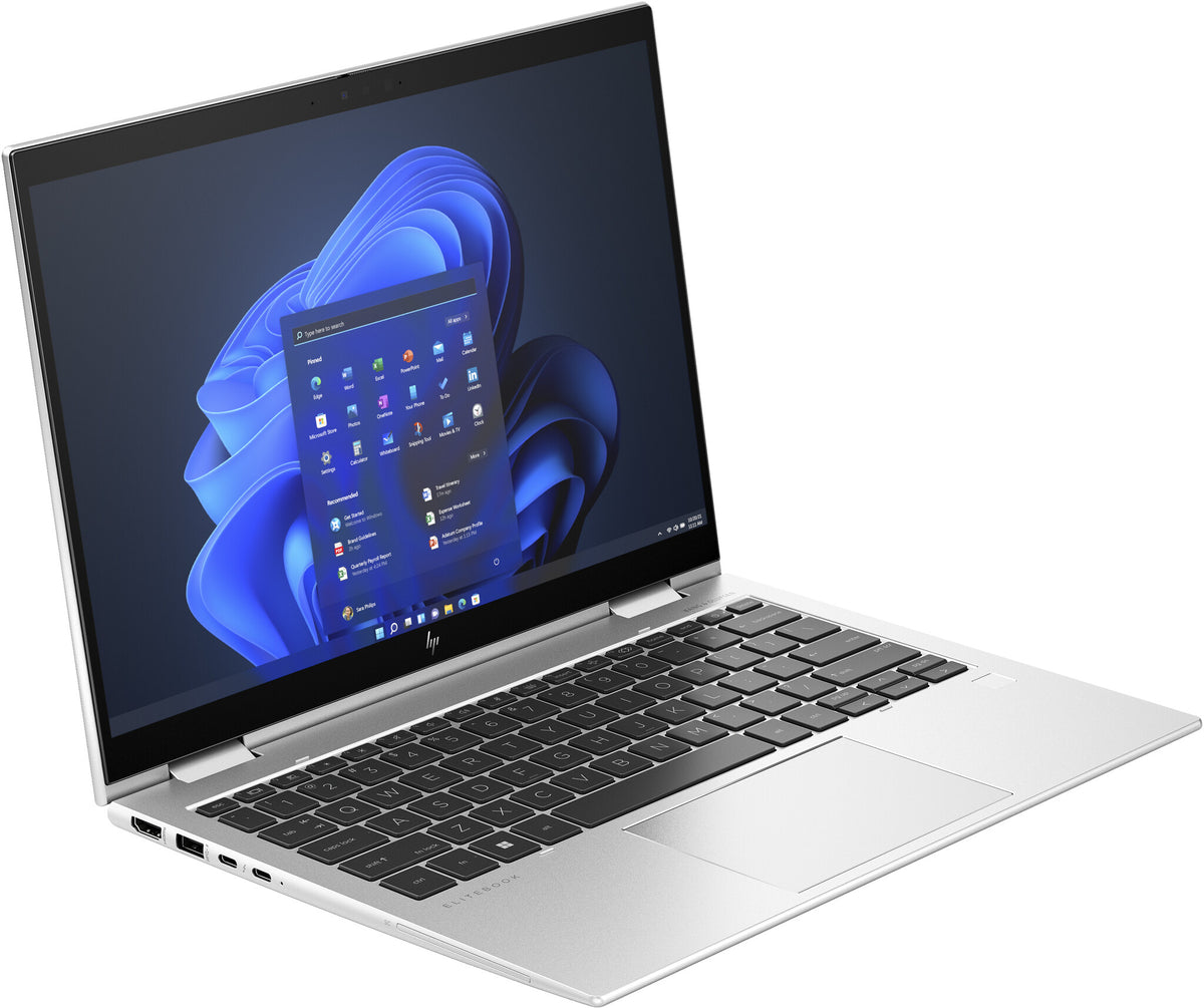HP Elite x360 830 G10 Hybrid (2-in-1) - Touchscreen - 33.8 cm (13.3&quot;) - Intel® Core™ i5-1335U - 16 GB - 512 GB SSD - Wi-Fi 6E - Windows 11 Pro - Silver