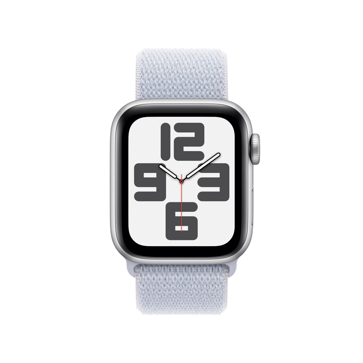Apple Watch SE GPS - 40MM Silver Aluminium Case with Blue Cloud Sport Loop