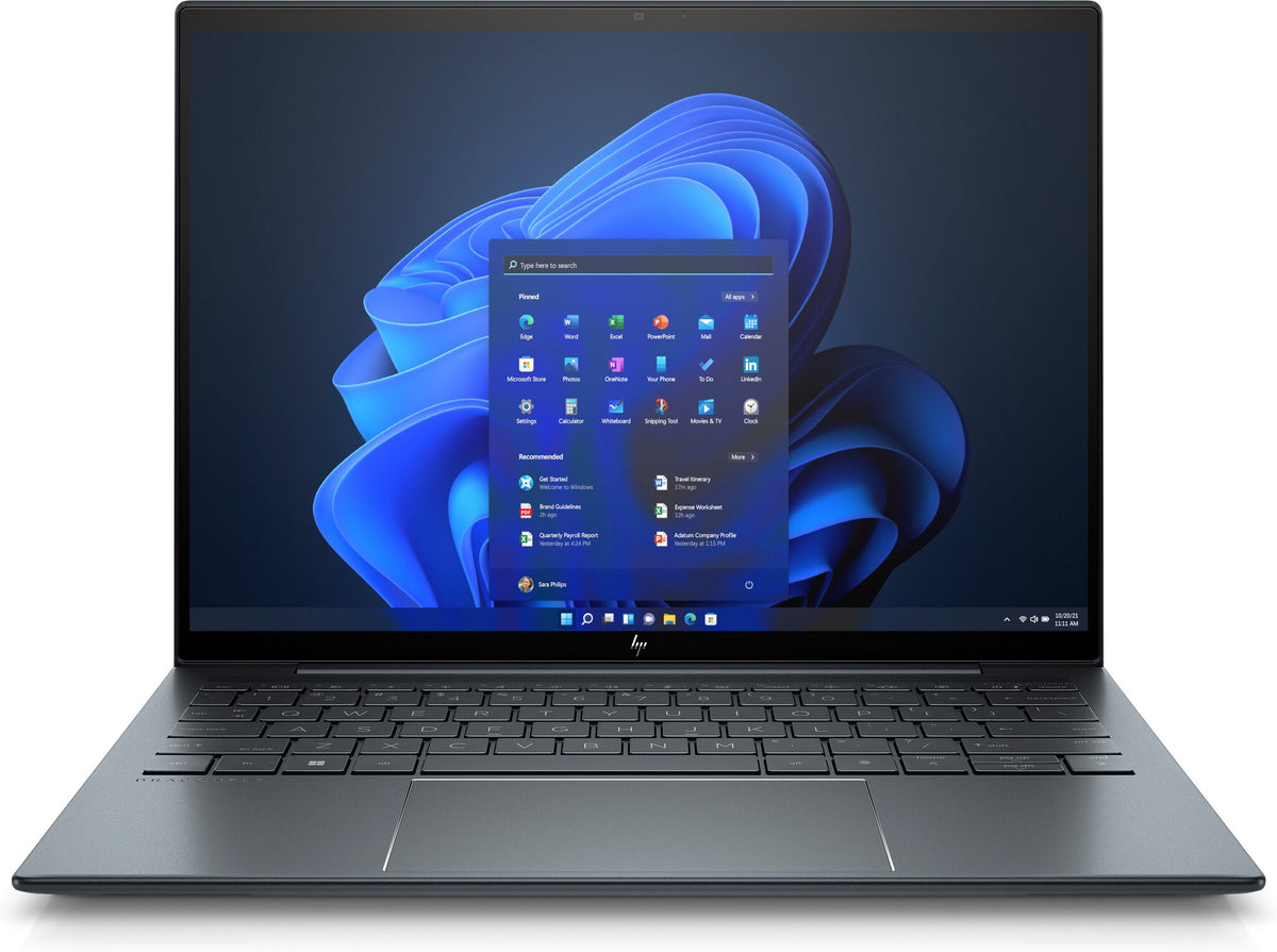 HP Elite Dragonfly G3 Laptop - 34.3 cm (13.5&quot;) - Intel® Core™ i7-1255U - 16 GB LPDDR5-SDRAM - 512 GB SSD - Wi-Fi 6E - Windows 11 Pro - Blue