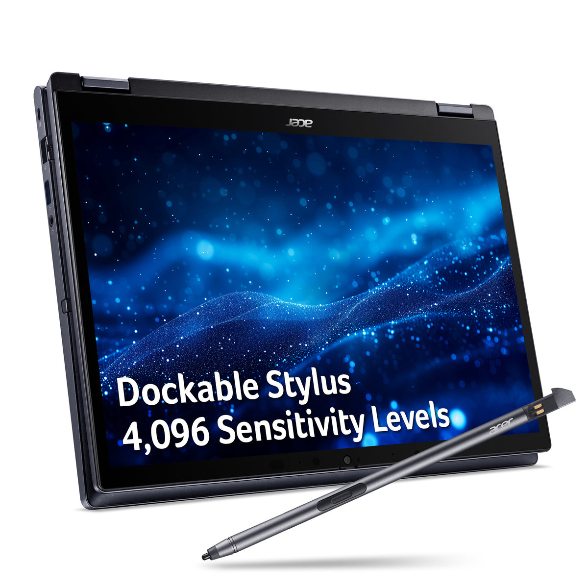 Acer TravelMate P4 Spin 14 Hybrid (2-in-1) - 35.6 cm (14&quot;) - Touchscreen - Intel® Core™ i5-1335U - 16 GB DDR4-SDRAM - 512 GB SSD - Wi-Fi 6E - Windows 11 Pro - Black