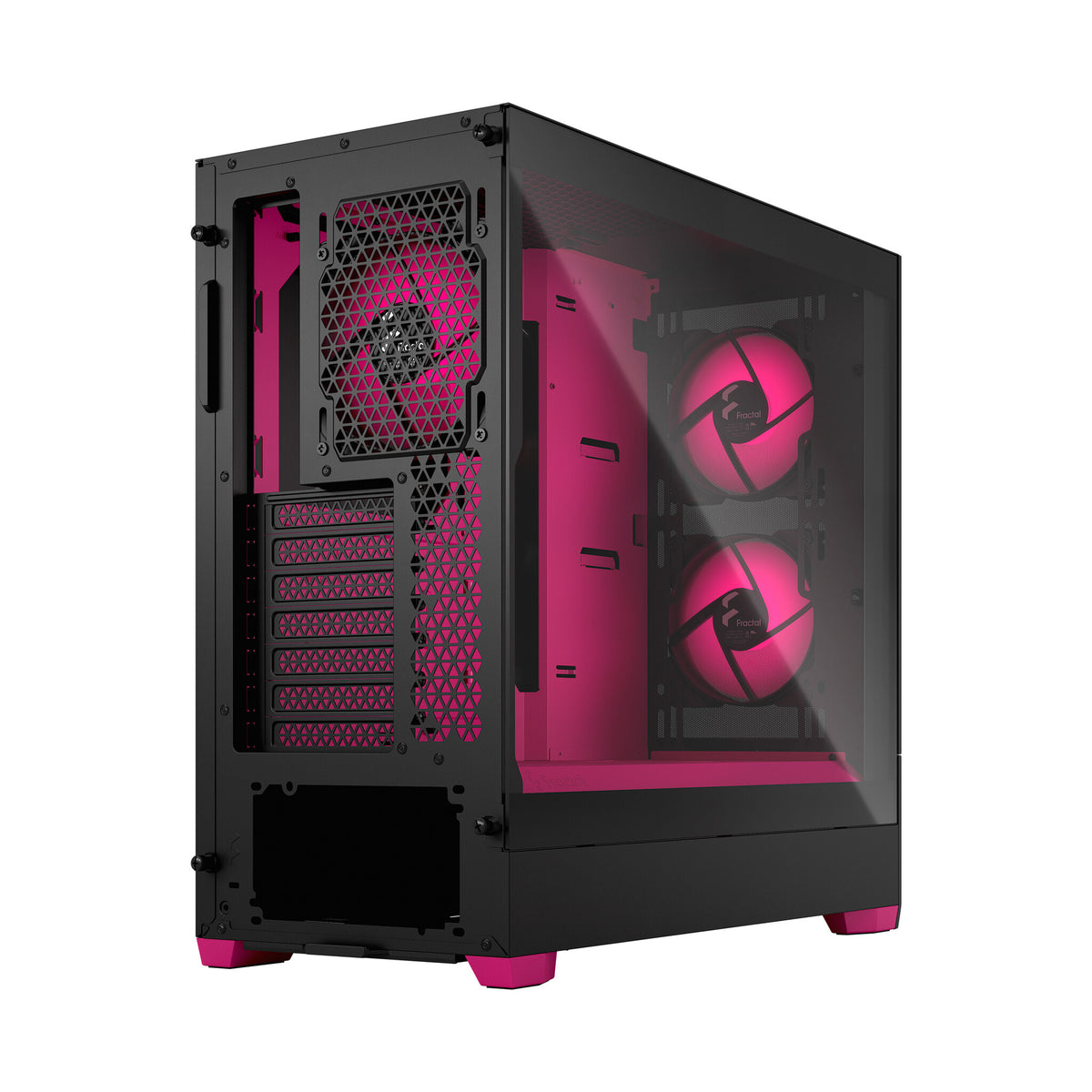 Fractal Design Pop Air - ATX Mid Tower Case in Black / Magenta