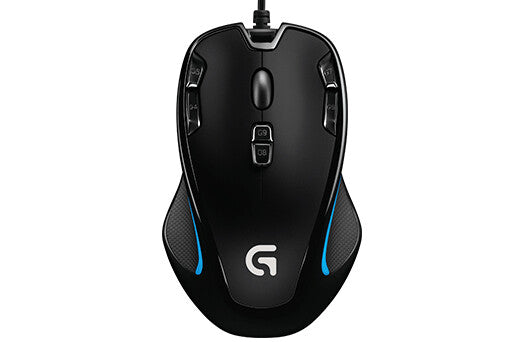 Logitech G - G300S Optical Gaming Mouse in Black / Blue - 2,500 DPI