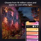 Philips Hue Appear Outdoor Wall Light in Silver - White and colour ambience (Pack of 2)