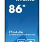 iiyama ProLite LH8654UHS-B1AG - 2.17 m (85.6") - 3840 x 2160 pixels 4K UHD LED Monitor
