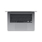 Apple MacBook Air Laptop - 38.9 cm (15.3") - Apple M3 - 8GB RAM - 256GB SSD - Wi-Fi 6E - macOS Sonoma - Grey
