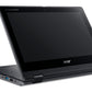 Acer TravelMate Spin B3 Hybrid (2-in-1) - 29.5 cm (11.6") - Touchscreen - Intel® Celeron® N6000 - 8 GB DDR4-SDRAM - 256 GB SSD - Wi-Fi 6 - Windows 11 Pro - Black
