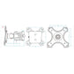 Manhattan 432351 - Wall monitor/TV mount for 33 cm (13") to 55.9 cm (22")