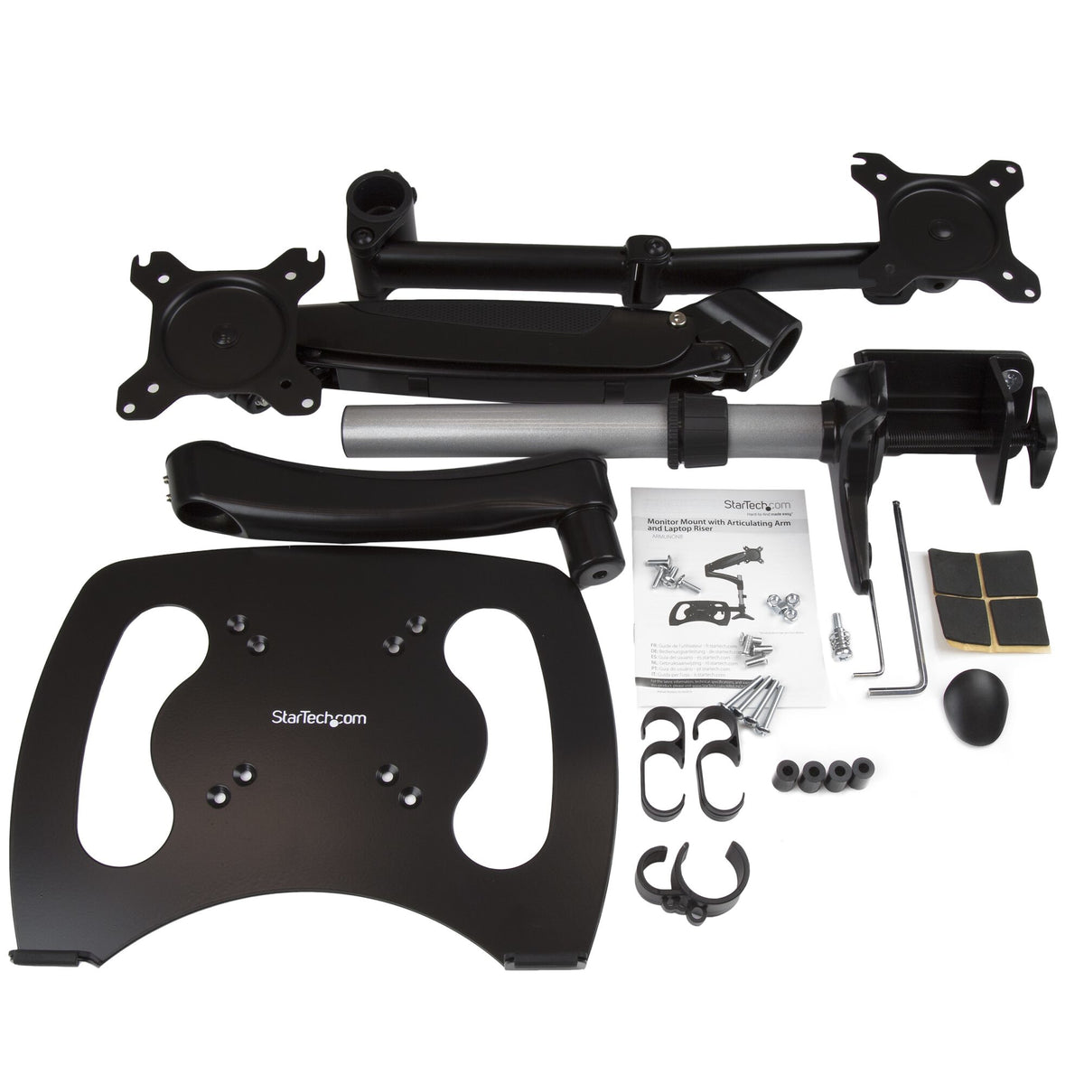 StarTech.com ARMUNONB - Desk monitor / laptop mount for 38.1 cm (15") to 68.6 cm (27")