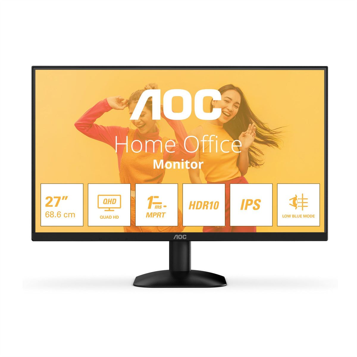 AOC B3 Q27B35E computer monitor 68.6 cm (27&quot;) 2560 x 1440 pixels Quad HD LED Black