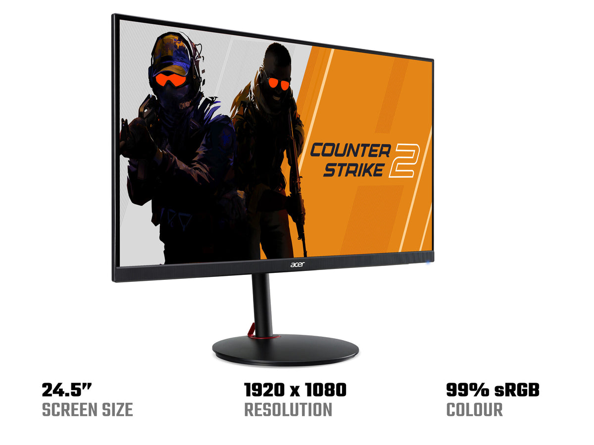 Acer Nitro XV252Q Z - 62.2 cm (24.5") - 1920 x 1080 pixels FHD LCD Monitor