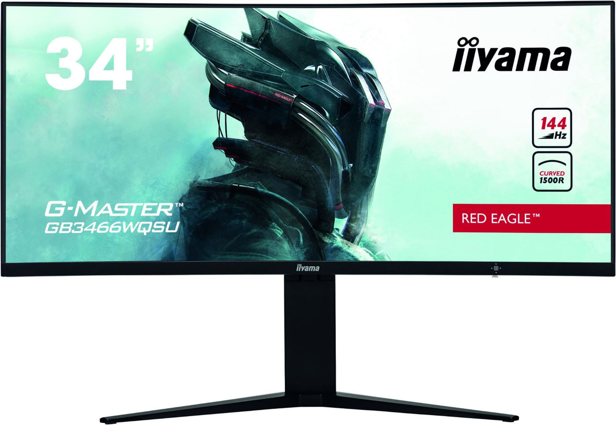 iiyama G-MASTER GB3466WQSU-B1 LED display 86.4 cm (34&quot;) 3440 x 1440 pixels UltraWide Quad HD Black Monitor