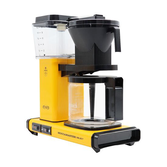 Moccamaster KBG Select - 1.25 Litre Fully-auto Drip coffee maker in Yellow Pepper
