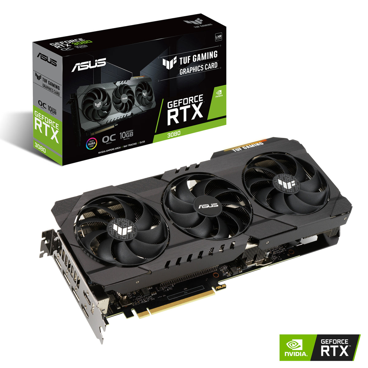 ASUS TUF Gaming OC V2 - NVIDIA 10 GB GDDR6X GeForce RTX 3080 graphics card
