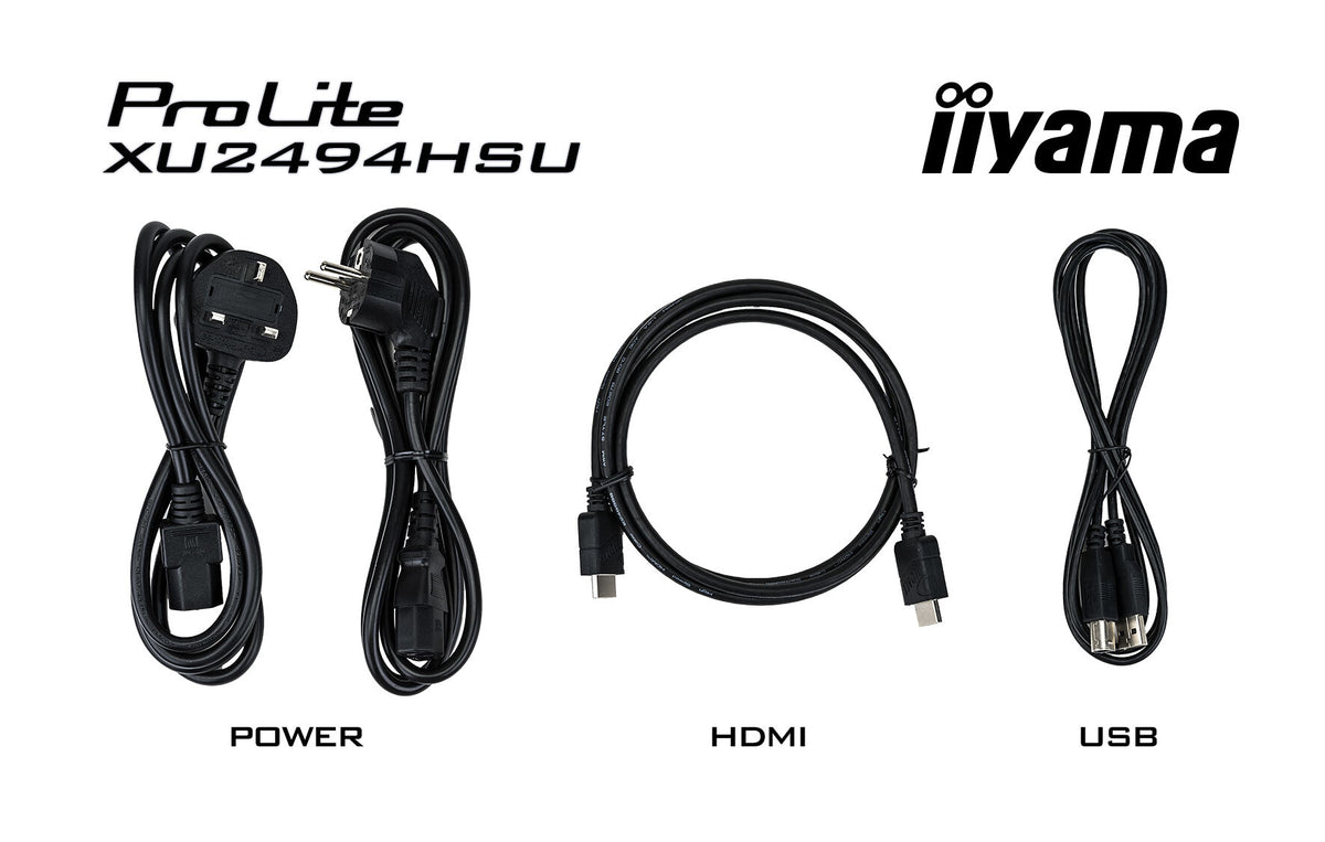iiyama ProLite XU2494HSU-B6 - 60.5 cm (23.8") - 1920 x 1080 pixels FHD LED Monitor