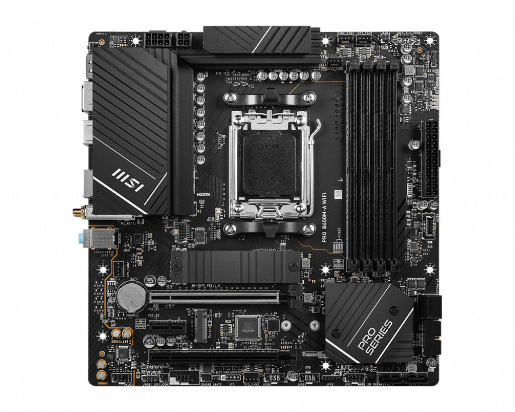 MSI PRO B650M-A WIFI micro ATX motherboard - AMD B650 Socket AM5