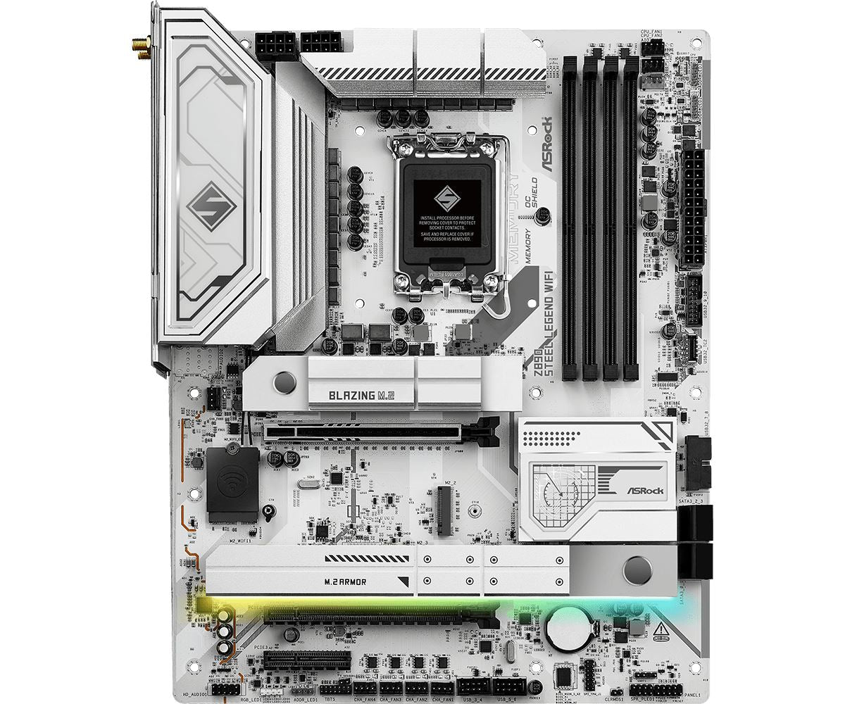 Asrock Z890 Steel Legend WiFi Intel Z890 LGA 1851 (Socket V1) ATX