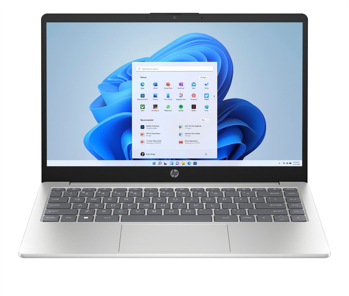 HP Laptop 14-ep1013nax Intel Core 5 120U 35.6 cm (14") HD 8 GB DDR4-SDRAM 512 GB SSD Wi-Fi 6 (802.11ax) Windows 11 Home Silver