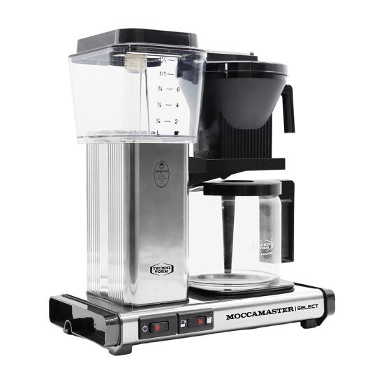 Moccamaster KBG Select - 1.25 Litre Fully-auto Drip coffee maker in Silver