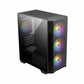 MSI MAG FORGE M100R - MicroATX Mini Tower Case in Black / Transparent