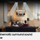 Samsung HW-Q600C - Bluetooth Cinematic Soundbar with Dolby Atmos, DTS:X & Wireless Subwoofer in Black