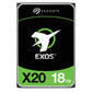 Seagate Enterprise Exos X20 - 7.2K RPM Serial ATA III 3.5" HDD - 18 TB