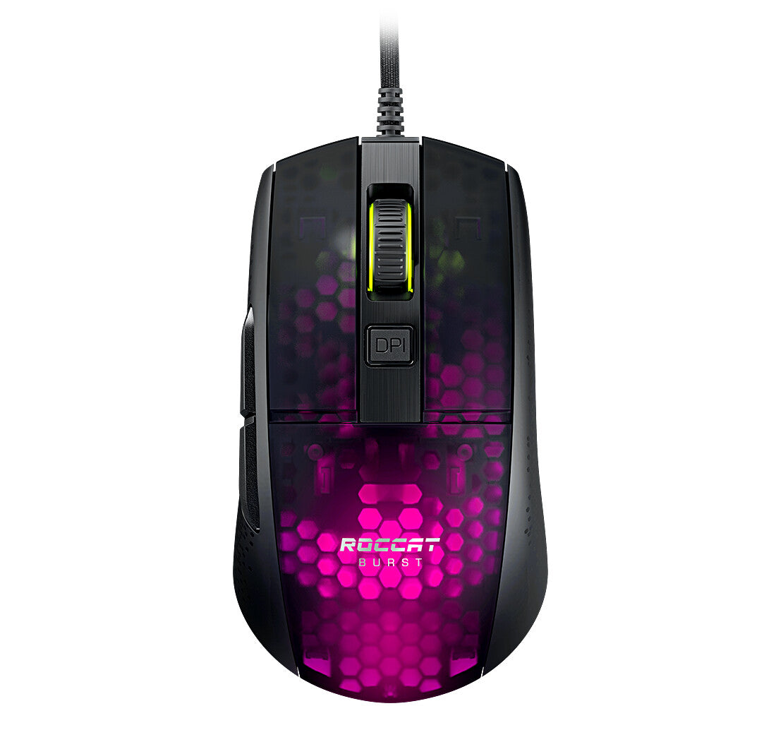ROCCAT Burst Pro - Wired USB Optical Mouse in Black - 16,000 DPI