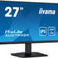iiyama ProLite XU2793QS-B1 - 68.6 cm (27") - 2560 x 1440 pixels WQHD LED Monitor