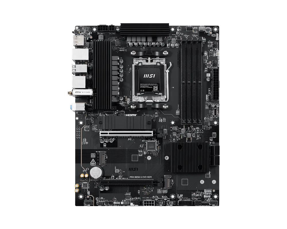 MSI PRO B850-S EVO WIFI motherboard AMD B850 Socket AM5 ATX