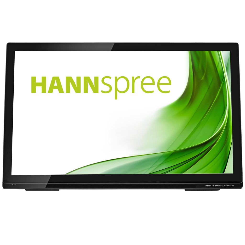 Hannspree HT273HPB Computer Monitor 68.6 cm (27&quot;) 1920 x 1080 pixels Full HD LED Touchscreen Tabletop Black