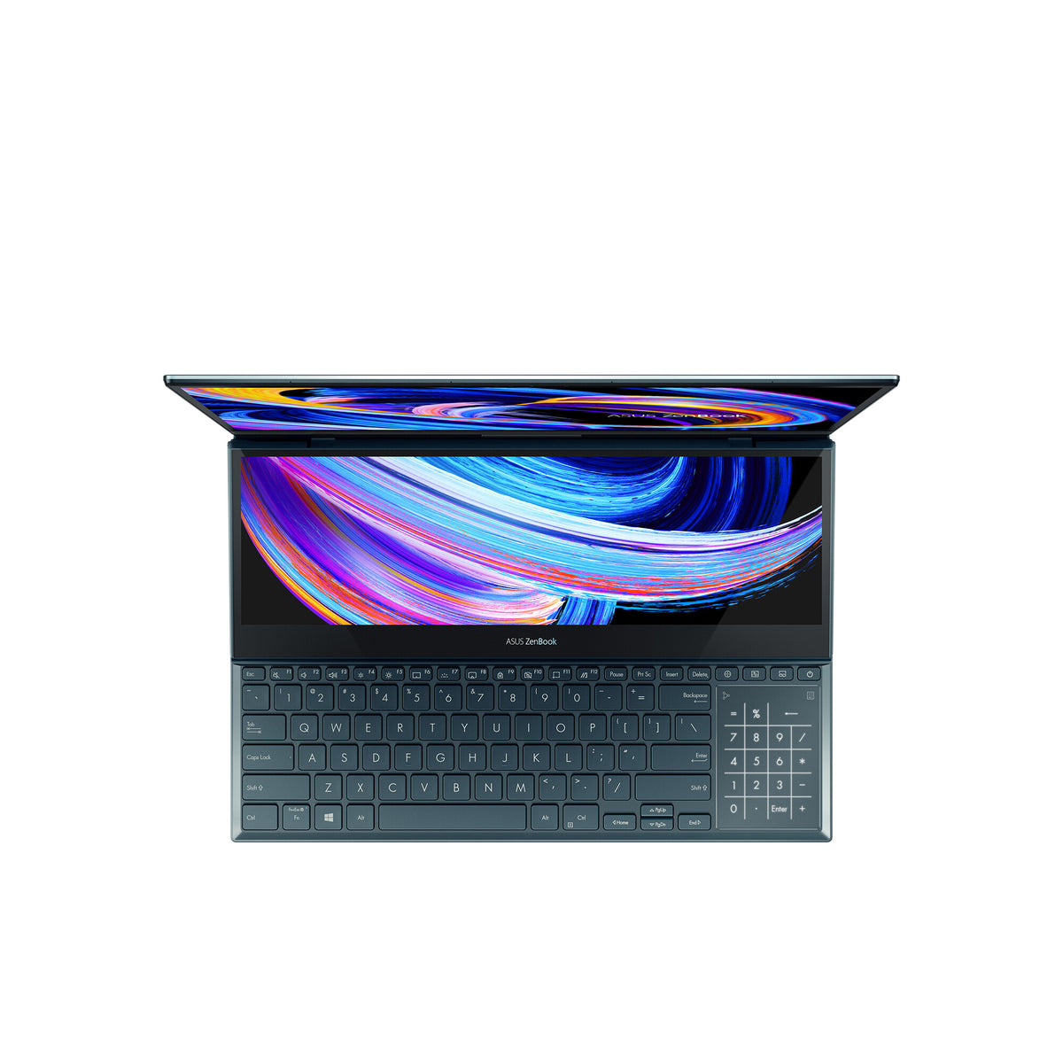 ASUS Zenbook Pro Duo 15 OLED Laptop - 39.6 cm (15.6") - Touchscreen - Intel® Core™ i9-12900H - 32 GB LPDDR5-SDRAM - 1 TB SSD - NVIDIA GeForce RTX 3070 Ti - Wi-Fi 6 - Windows 11 Home - Blue