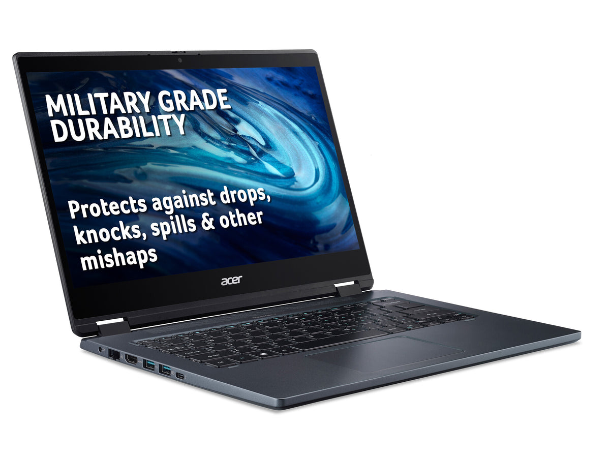 Acer TravelMate TMP414RN-51 Hybrid (2-in-1) - 35.6 cm (14") - Touchscreen - Intel® Core™ i5-1135G7 - 8 GB DDR4-SDRAM - 256 GB SSD - Wi-Fi 6 - Windows 10 Pro - Blue