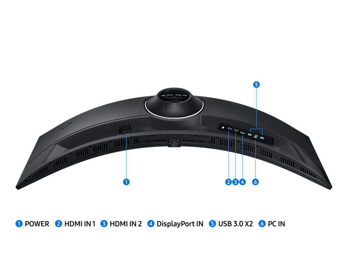 Samsung Odyssey G9 - 124.5 cm (49") - 5120 x 1440 pixels DWQHD Monitor