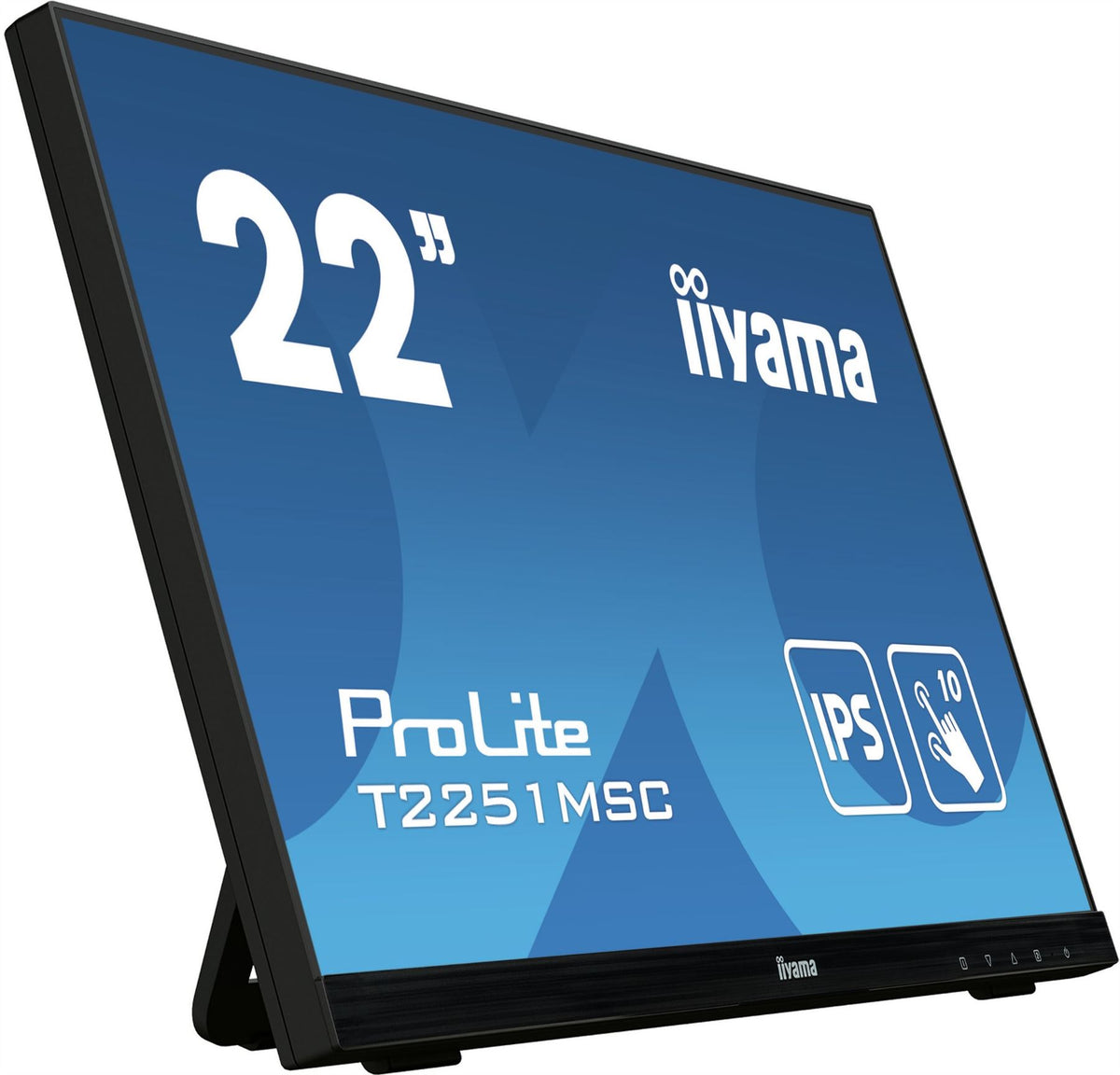 iiyama ProLite T2251MSC-B1 Computer Monitor 54.6 cm (21.5&quot;) 1920 x 1080 pixels Full HD LED Touchscreen Multi-user Black
