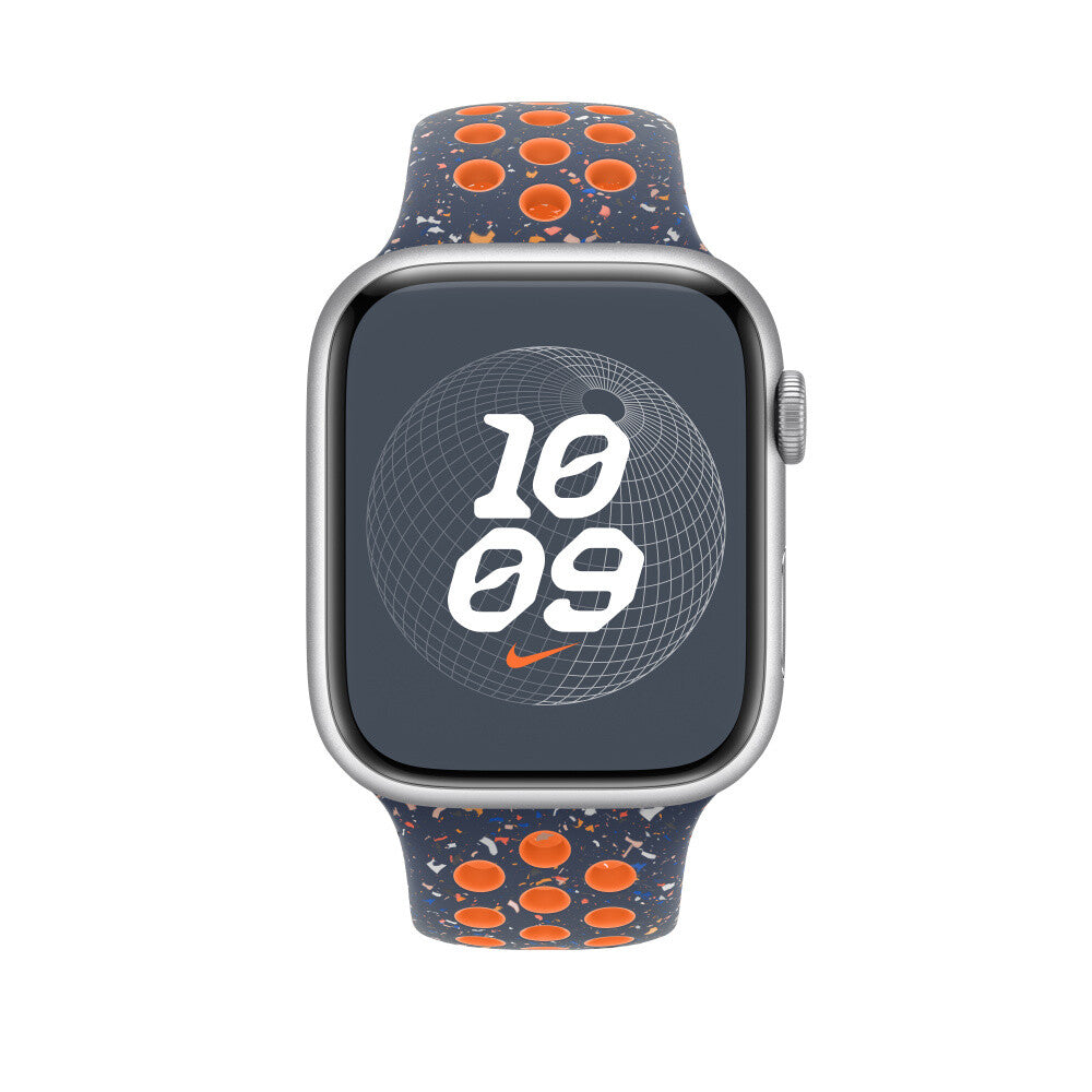 Apple MUV93ZM/A - 45mm Blue Flame Nike Sport Band - M/L