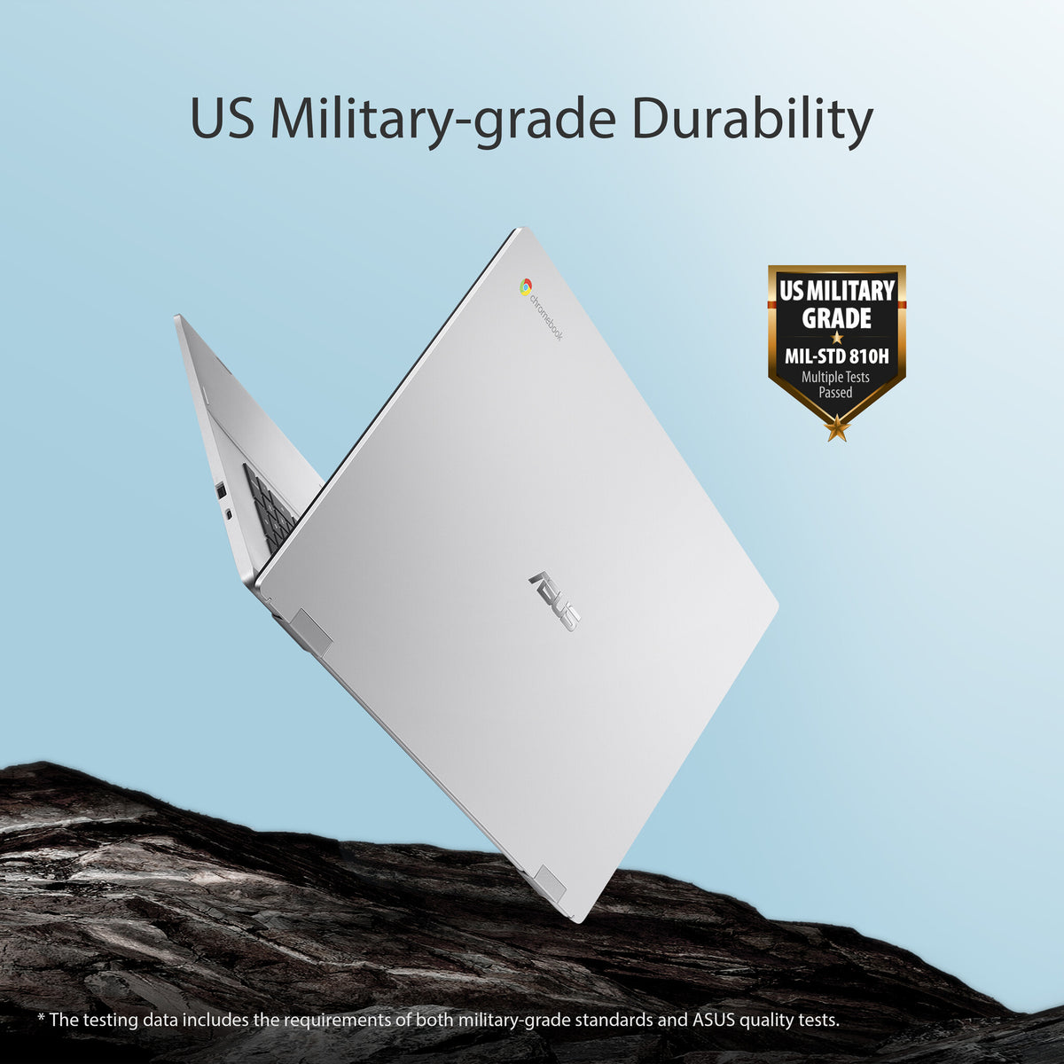ASUS Chromebook - 43.9 cm (17.3") - Intel® Pentium® Silver N6000 - 4 GB LPDDR4x-SDRAM - 128 GB eMMC - Wi-Fi 6 - ChromeOS - Silver