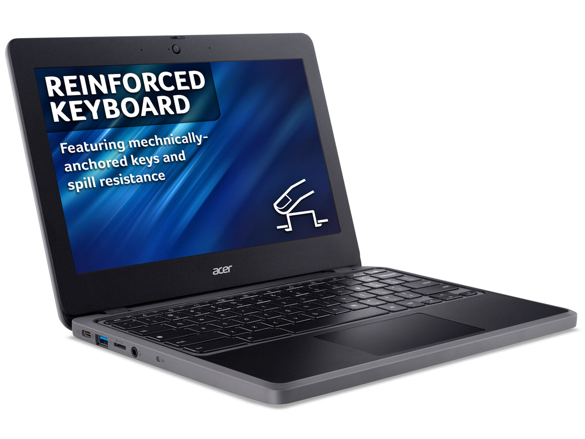 Acer Chromebook 511 - 29.5 cm (11.6") - Intel® N100 - 4 GB LPDDR5-SDRAM - 64 GB eMMC - Wi-Fi 6E - ChromeOS - Black