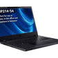 Acer TravelMate TMP214-54 - 35.6 cm (14") - Intel® Core™ i3-1215U - 8 GB DDR4-SDRAM - 256 GB SSD - Wi-Fi 6 - Windows 11 Pro - Black